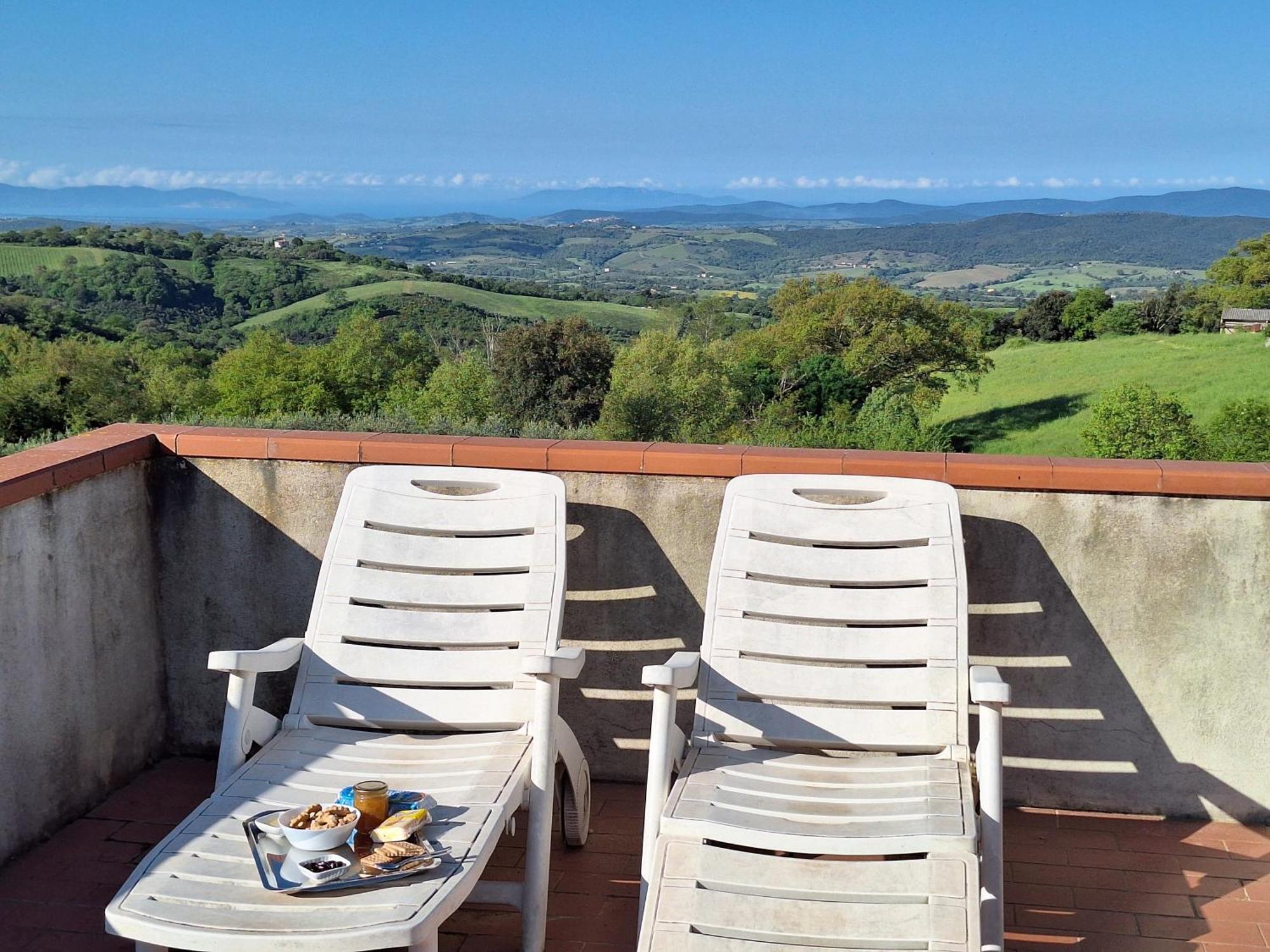 Appartamento Panoramico Pancole Luaran gambar