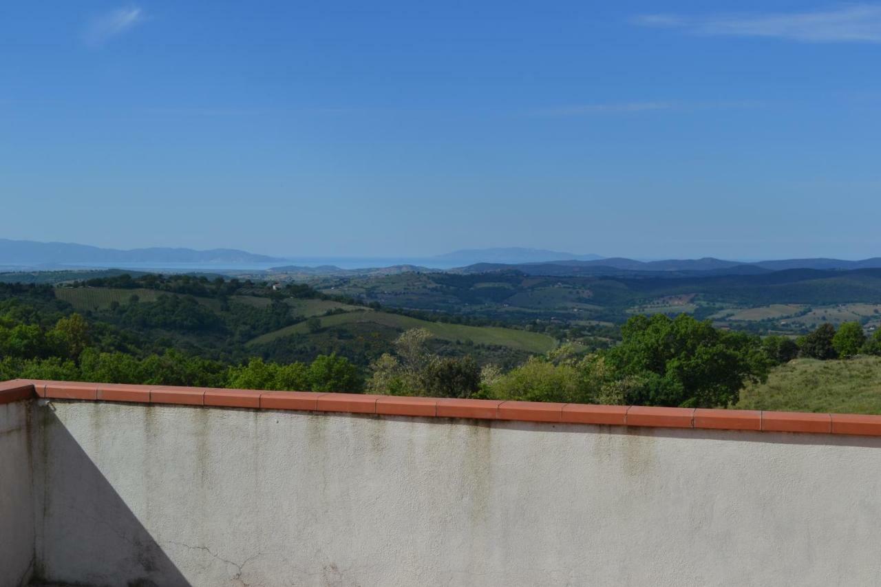 Appartamento Panoramico Pancole Luaran gambar