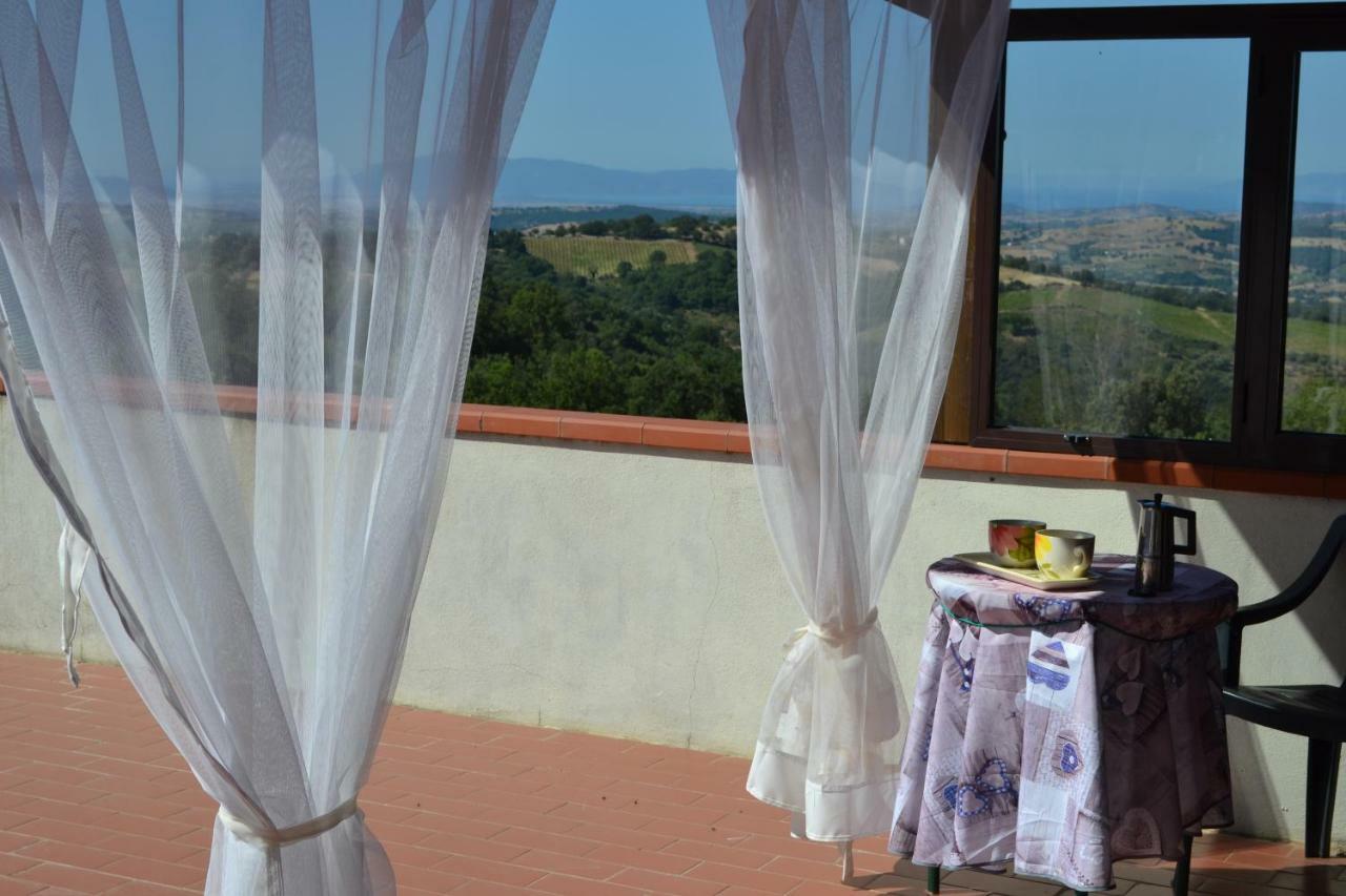 Appartamento Panoramico Pancole Luaran gambar